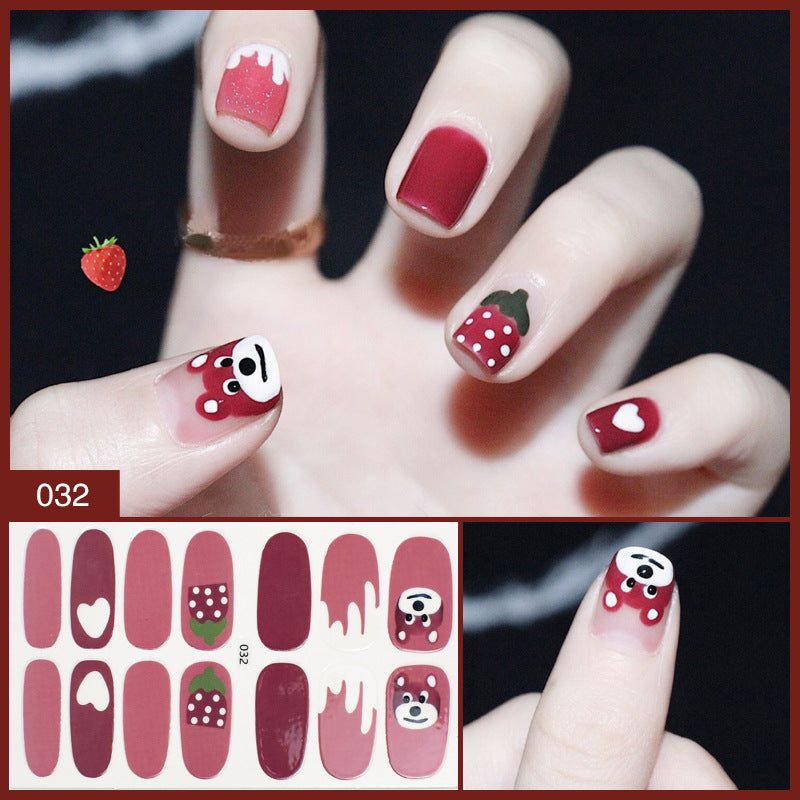 Manufacturer''s Direct Selling Nail Enhancement Sticker Full Paste Ins Japanese